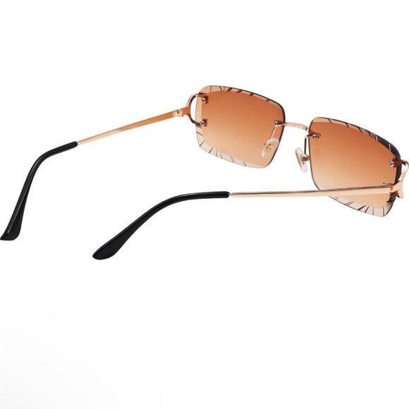 Mens Womens Sunglasses Hip Hop Style Brown Lens Retro Classic Outdoor Shades - Picture 3 of 5